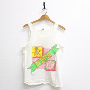 Vintage University of Texas Pan American UTPA Bucky the Bronc Tank Top Medium